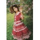 Yolanda Cranberry And Four-Leaf Clover Cardigan Skirt JSK and OP(Reservation/3 Colours/Full Payment Without Shipping)